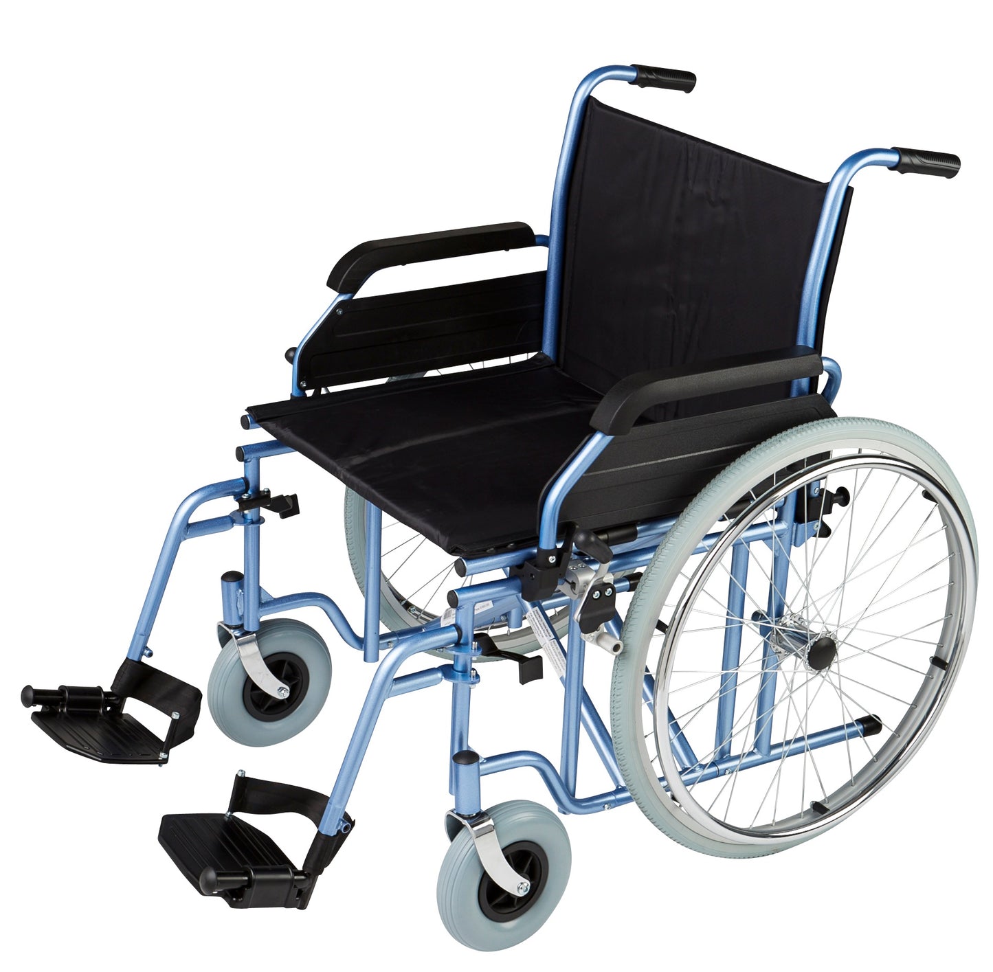 Max Mobility HD1 Heavy Duty Wheelchair (Blue)