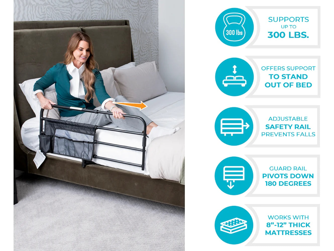 Wonder Pivot Bed Rail