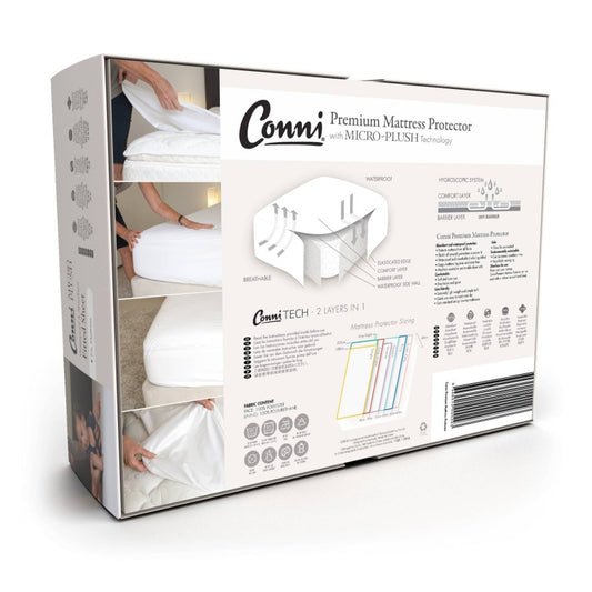 Conni Micro-Plush - Single Waterproof Fitted Sheet