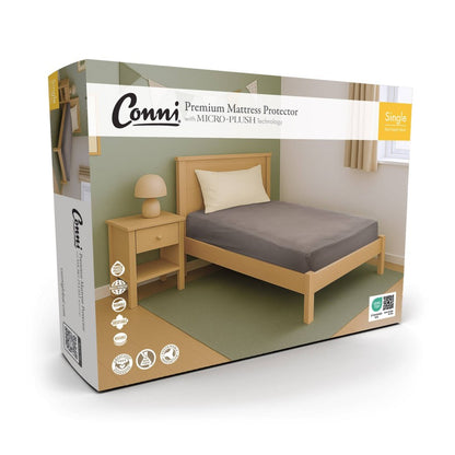 Conni Micro-Plush - Single Waterproof Fitted Sheet