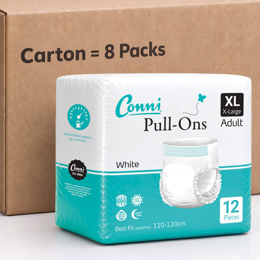Conni Pull-Ons XLarge - Carton of 96 (8 Packs)