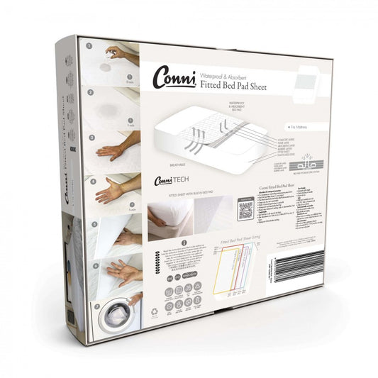 Conni Fitted Bed Pad Sheet - Single