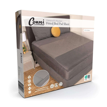 Conni Fitted Bed Pad Sheet - King Single