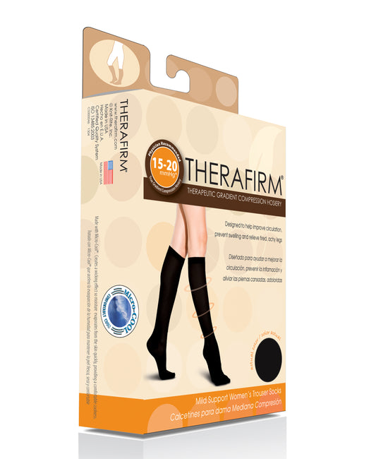 Therafirm Womens Trouser Socks Mild Support 15-20mmHg
