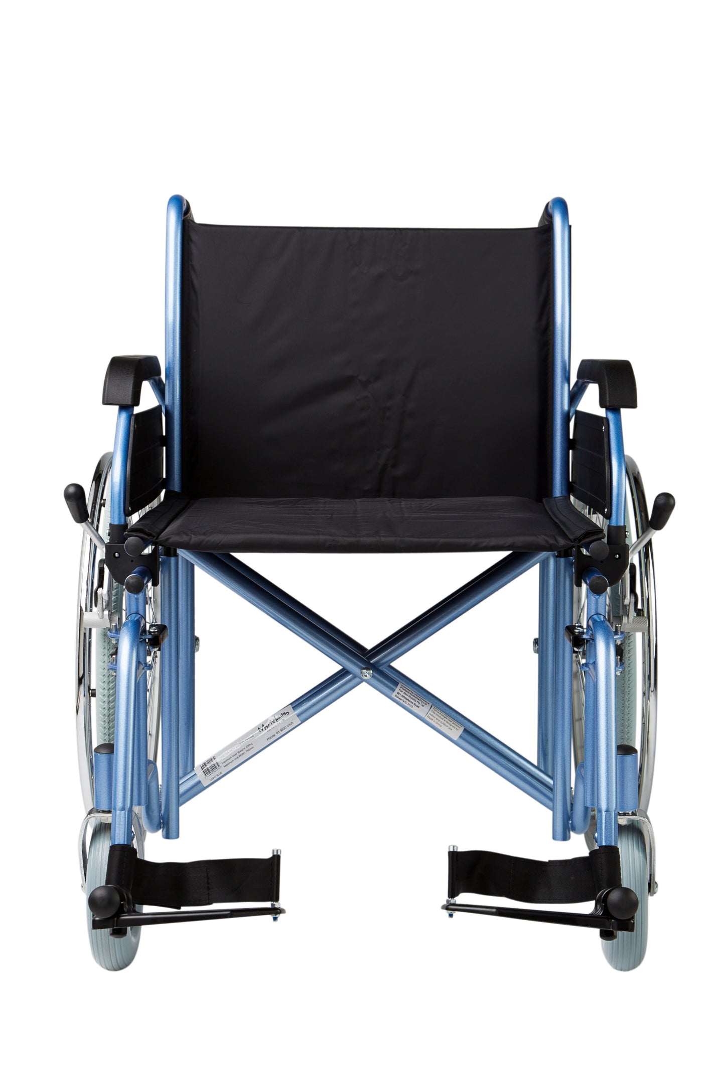 Max Mobility HD1 Heavy Duty Wheelchair (Blue)