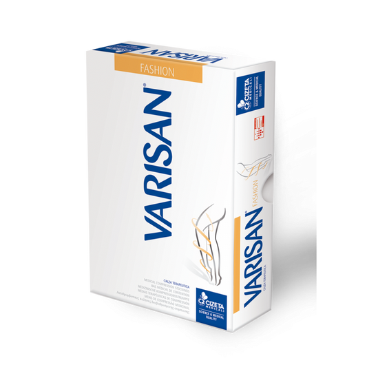 Varisan Thigh High Grip FASHION Stockings Short Ccl.2 (Open Toe) FA4E9