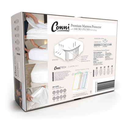Conni Micro-Plush - Queen Waterproof Fitted Sheet