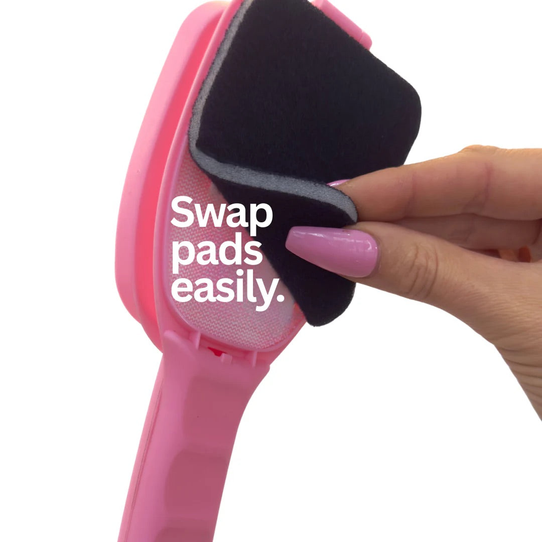 Bakslap Black Washable Sponge Replacement Pack (x3)
